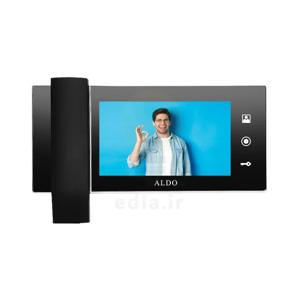 مانیتور آیفون تصویری آلدو AL-728 مشکی