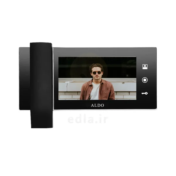 مانیتور آیفون تصویری آلدو AL-728M مشکی