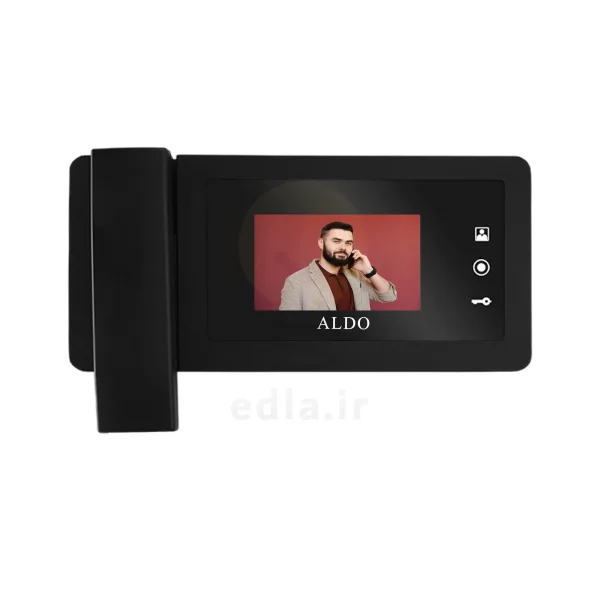 مانیتور آیفون تصویری آلدو V414M مشکی