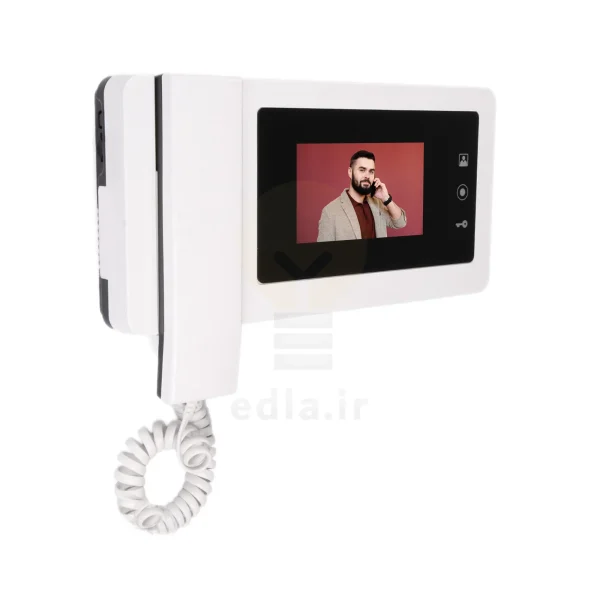 سمت چپ مانیتور V414M که دکمه خاموش و روشن دستگاه و ولوم دستگاه در آن جا قرار دارد