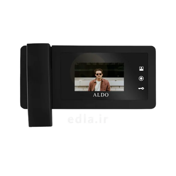 مانیتور آیفون تصویری آلدو V424M مشکی