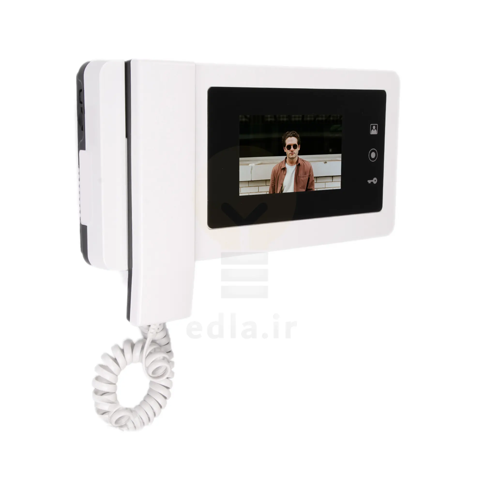 Aldo video door opener display AL 424M White2