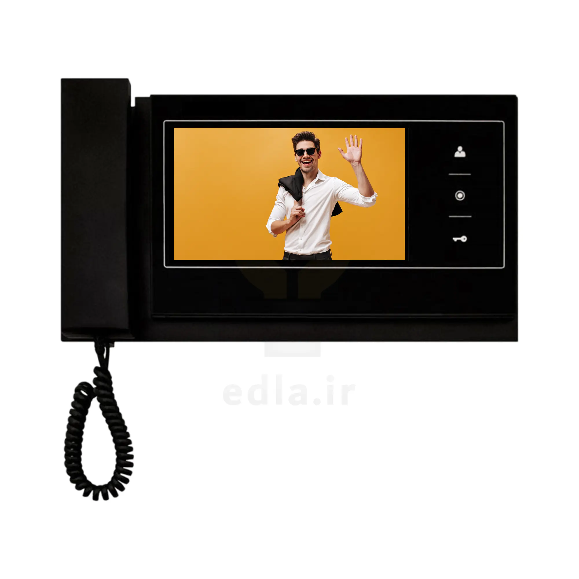 Aldo video door opener display AL 727M Black2