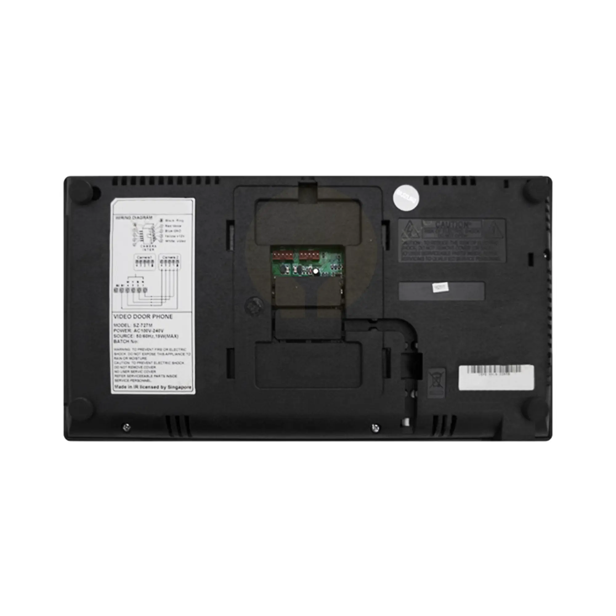 Aldo video door opener display AL V727M White3