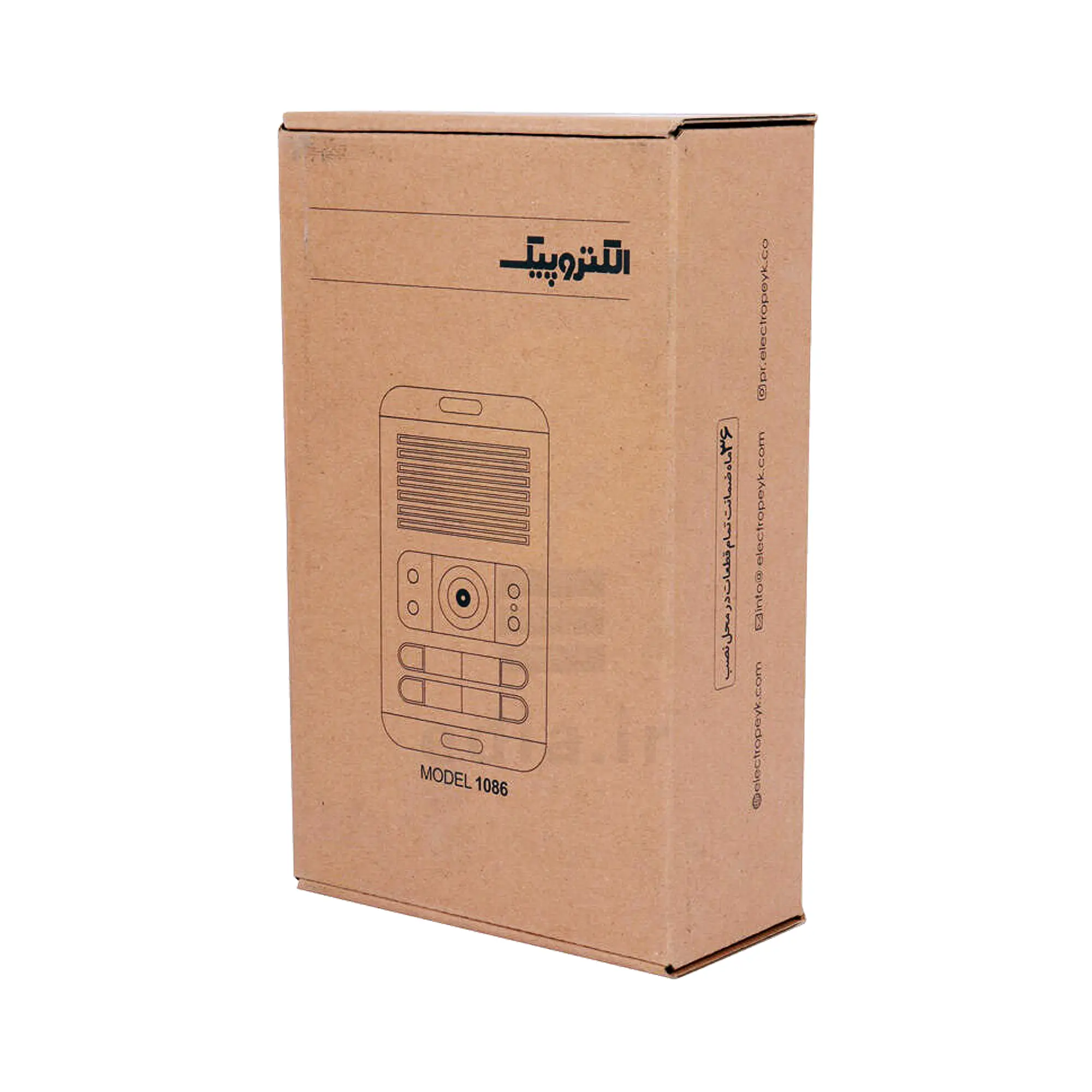 Electropeyk video door opener Panel 1086 1Unit1
