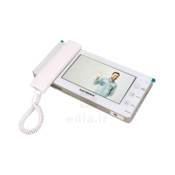 مانیتور 1294 که دارای یک صفحه نمایش 7 اینچی است و در کنار آن کلید های لمسی و هندست گوشی قرار دارد