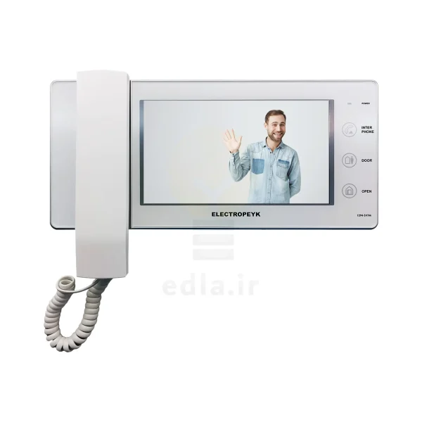 مانیتور 1294 که دارای یک صفحه نمایش 7 اینچی است و در کنار آن کلید های لمسی و هندست گوشی قرار دارد