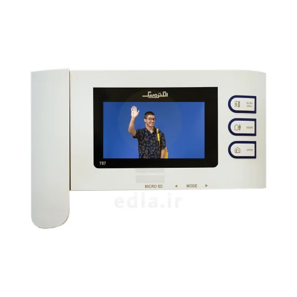 مانیتور آیفون تصویری الکتروپیک 797-Pro سفید (حافظه دار)