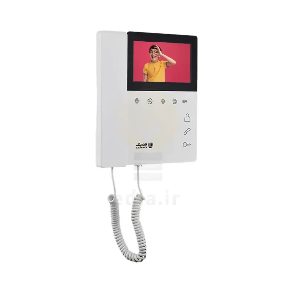 مانیتور 897 که دارای یک صفحه نمایش 4.3 اینچی است و گوشی آن به صورت مگنتی در کنار آن قرار میگیرد