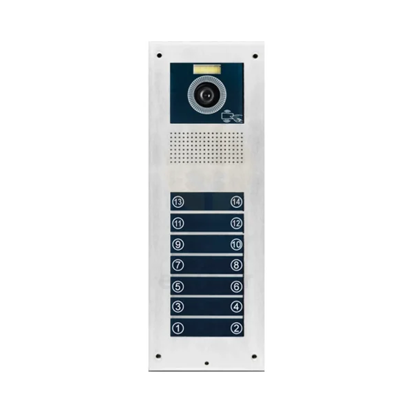 پنل 14واحدی آیفون تصویری اف اف تکنولوژی UT کارتخوان