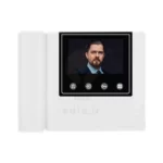 مانیتور آیفون تصویری اف اف تکنولوژی Nice N 17 صفحه نمایش با کادر مشکی رنگ که دکمه ها در زیر صفحه نمایش و داخل کادر قرار دارد