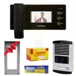 Package 1Unit Electropek Video DoorPhone 1096 Black