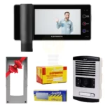 Package 1Unit Electropek Video DoorPhone 1294 Black