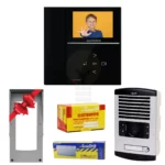 Package 1Unit Electropek Video DoorPhone 592 Black