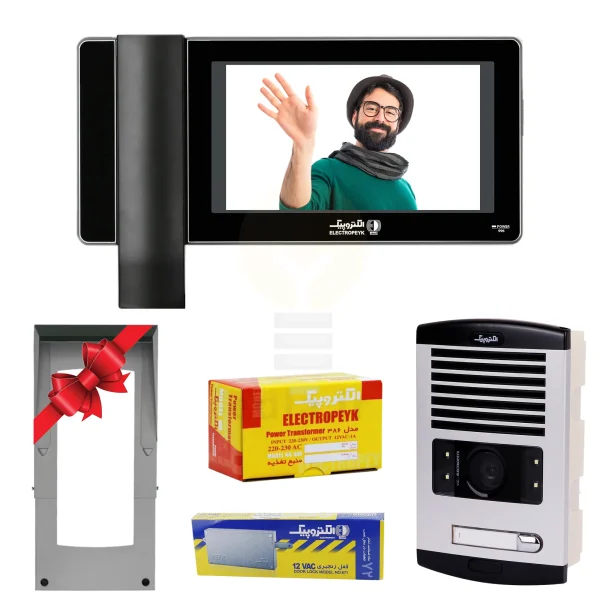 پکیج 1 واحدی آیفون تصویری الکتروپیک 996 مشکی