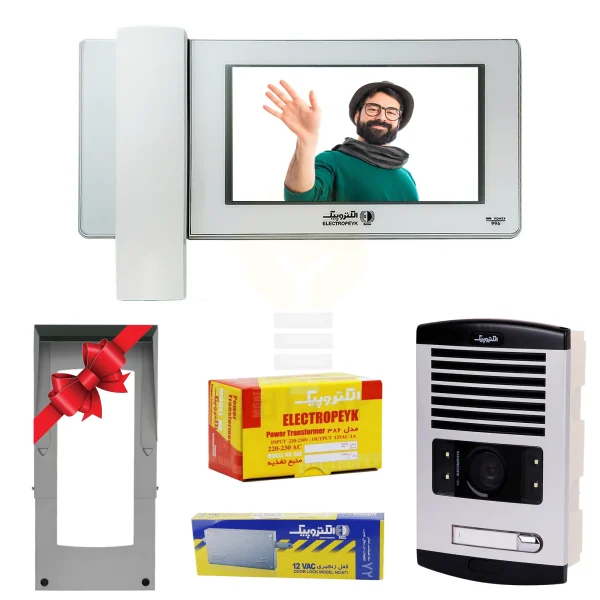 پکیج 1 واحدی آیفون تصویری الکتروپیک 996 سفید