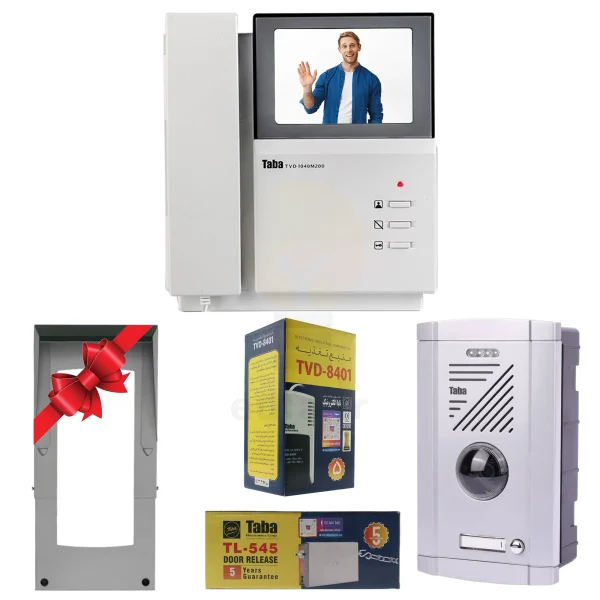 پکیج آیفون تصویری یک واحدی تابا TVD-1040M