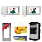 Package 2Units Electropek Video DoorPhone 996 White
