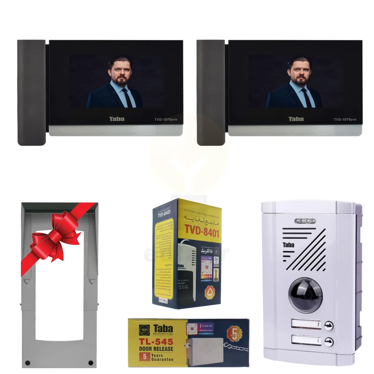 Package 2Units Taba Video DoorPhone TVD 1070Pro