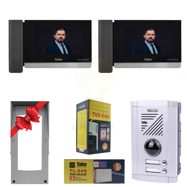 پکیج دو واحدی آیفون تصویری تابا TVD-1070Pro