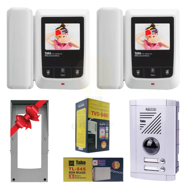 پکیج دو واحدی آیفون تصویری تابا TVD-1090M