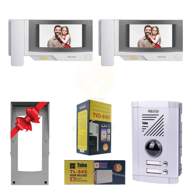 پکیج دو واحدی آیفون تصویری تابا TVD-3070