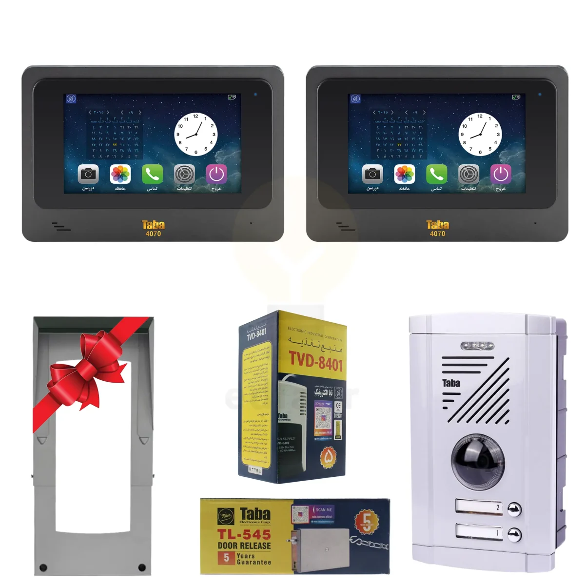 Package 2Units Taba Video DoorPhone TVD 4070