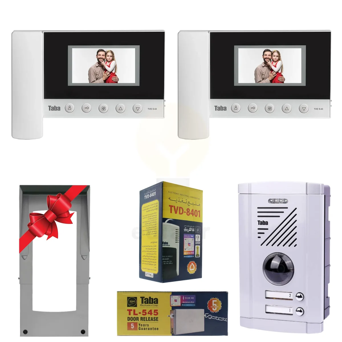 Package 2Units Taba Video DoorPhone TVD5 43