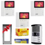 Package 3Units Electropek Video DoorPhone 897