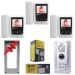 Package 3Units Taba Video DoorPhone TVD 1090M