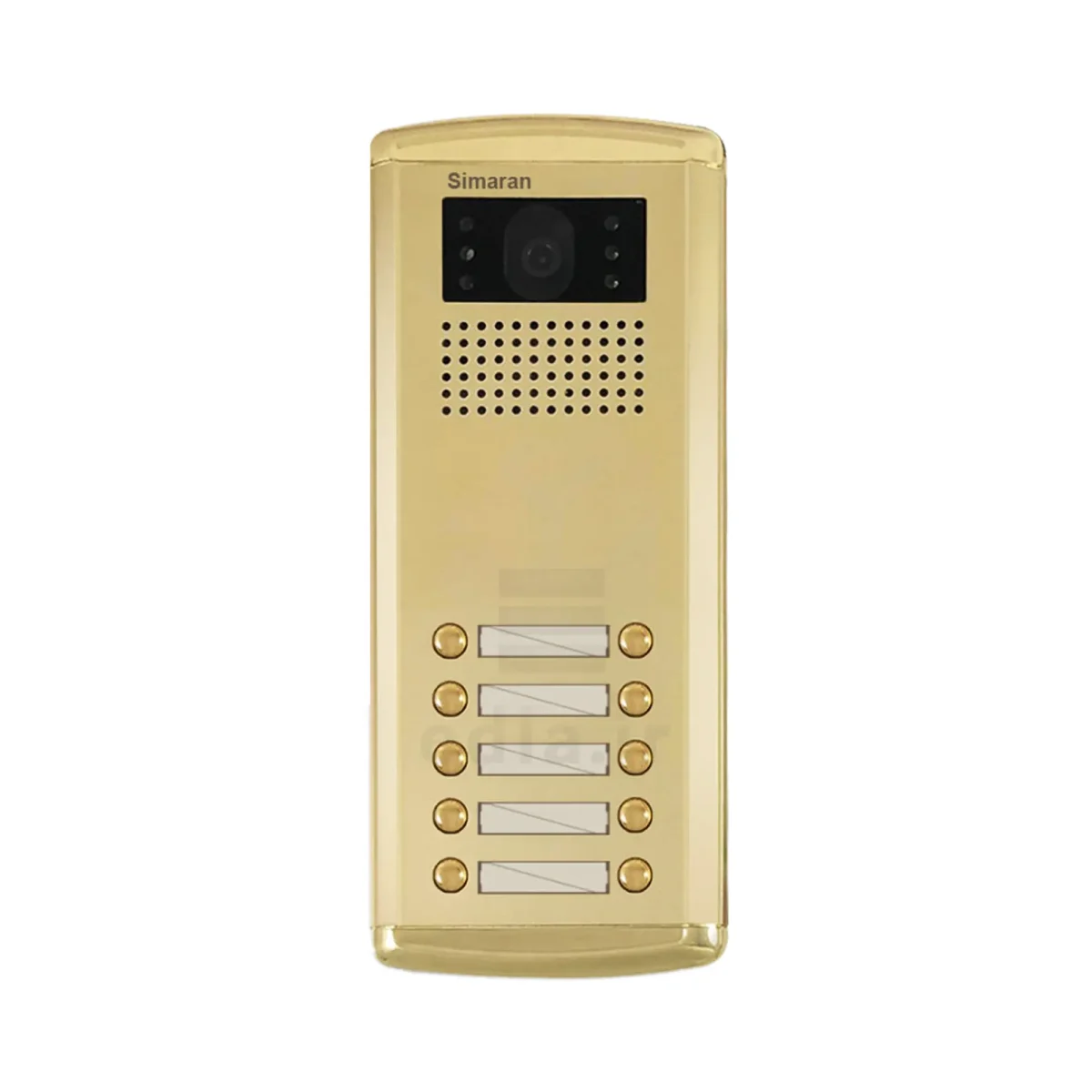 Simaran video door opener Panel Faraz Gold 10Units