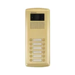 Simaran video door opener Panel Faraz Gold 12Units