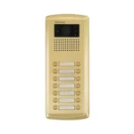 Simaran video door opener Panel Faraz Gold 14Units