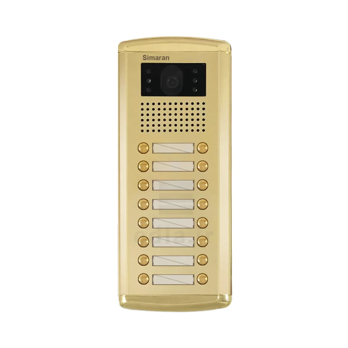 Simaran video door opener Panel Faraz Gold 16Units