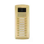 Simaran video door opener Panel Faraz Gold 16Units
