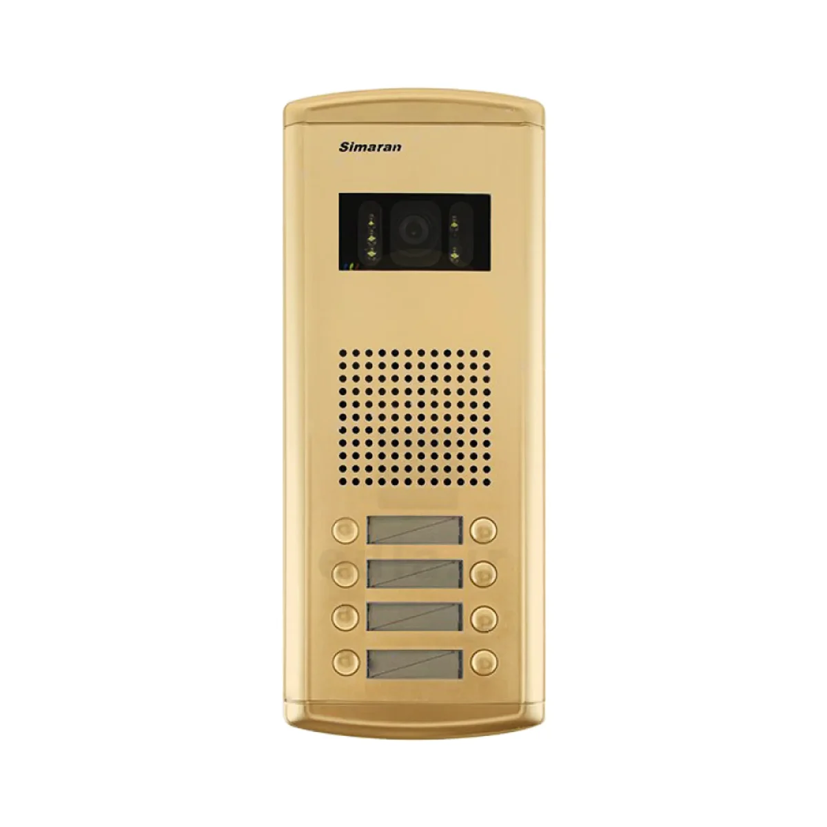 Simaran video door opener Panel Faraz Gold 8Units