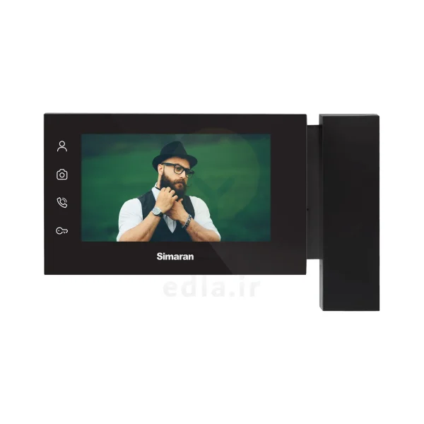 مانیتور آیفون تصویری سیماران HS-76TKM مشکی