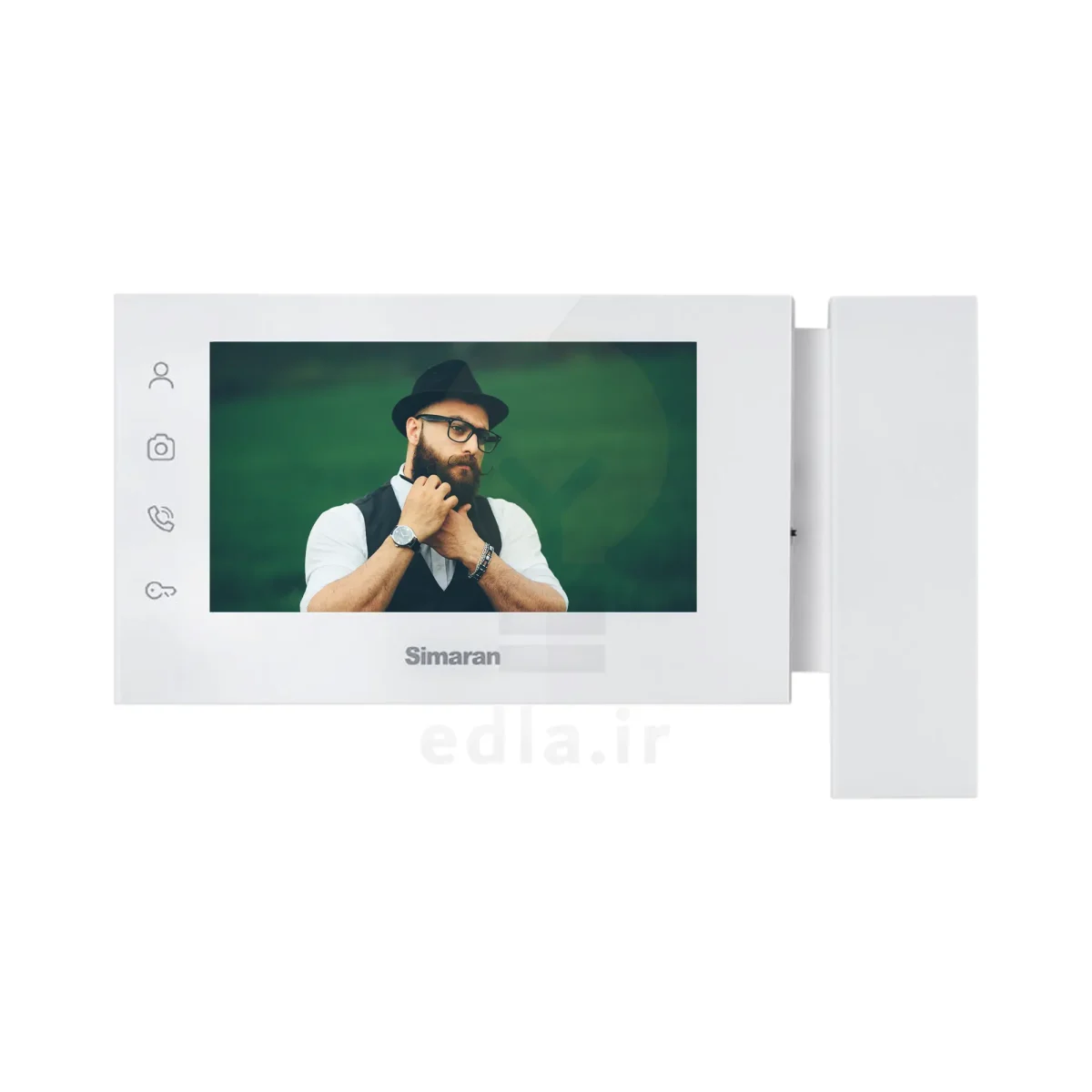 Simaran video door opener display HS 76TKM White