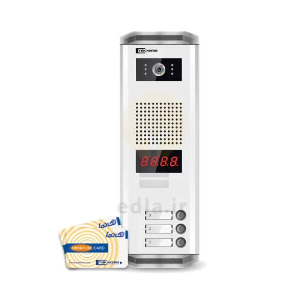 پنل 3واحدی کارتخوان آیفون تصویری تکنما