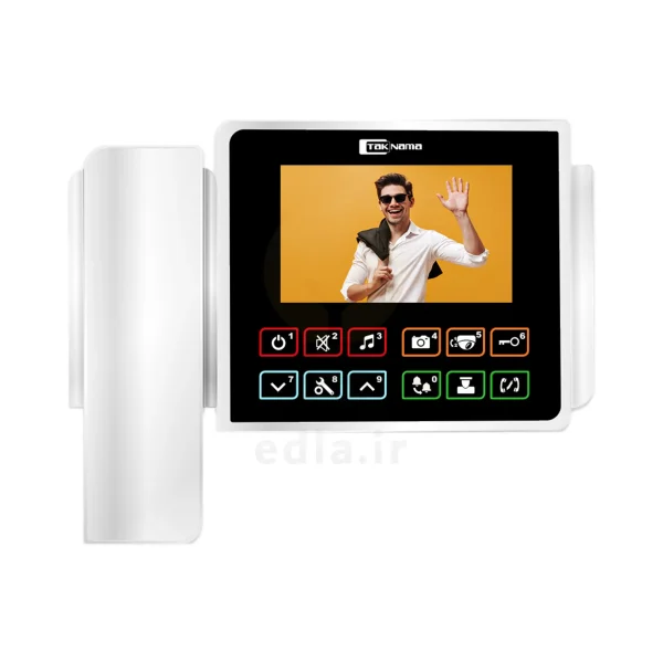 مانیتور آیفون تصویری تکنما VDP-C43