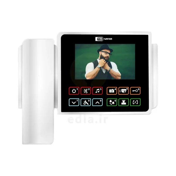 مانیتور آیفون تصویری تکنما VDP-C43M
